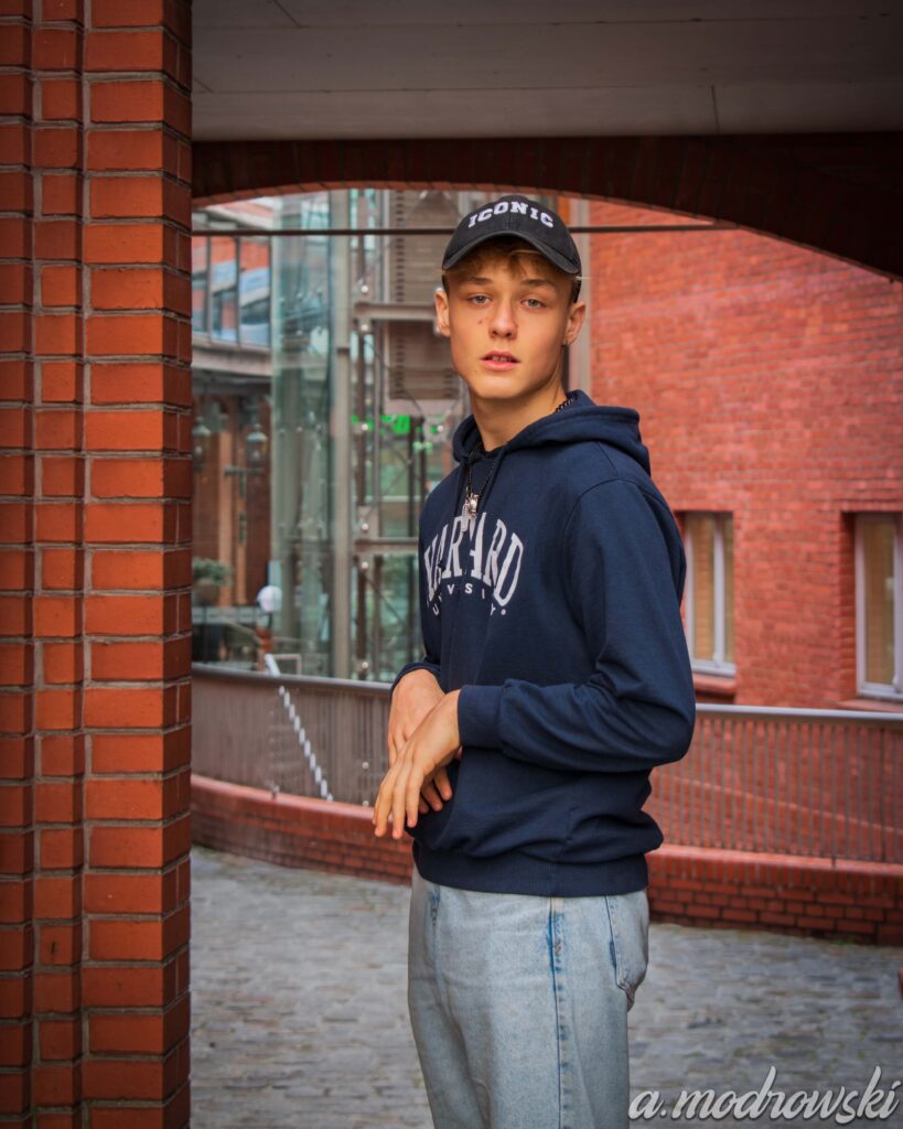Szymon — sesja w Starym Browarze w Poznaniu